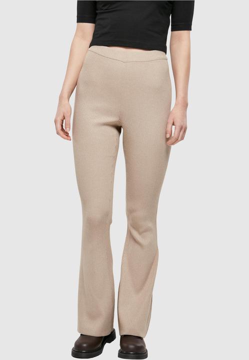 Actual product image Urban Classics Ladies Rib Knit Bootcut Leggings - 16766 (XXL)