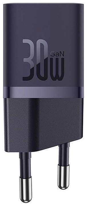 Immagine prodotto Baseus Mini caricatore da parete GaN5 30W (viola) (30 W)