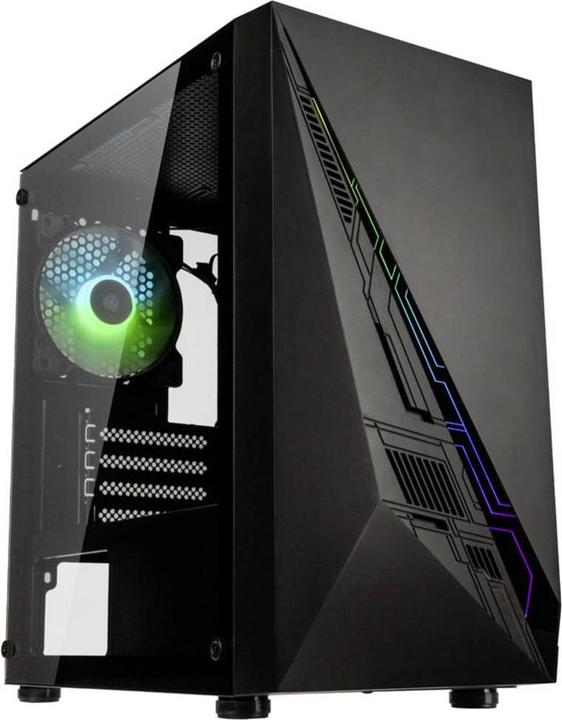 Productafbeelding Kolink Inspire K2 Plus ARGB Micro ATX-kast, gehard glas - zwart (Mini-ITX, mATX)
