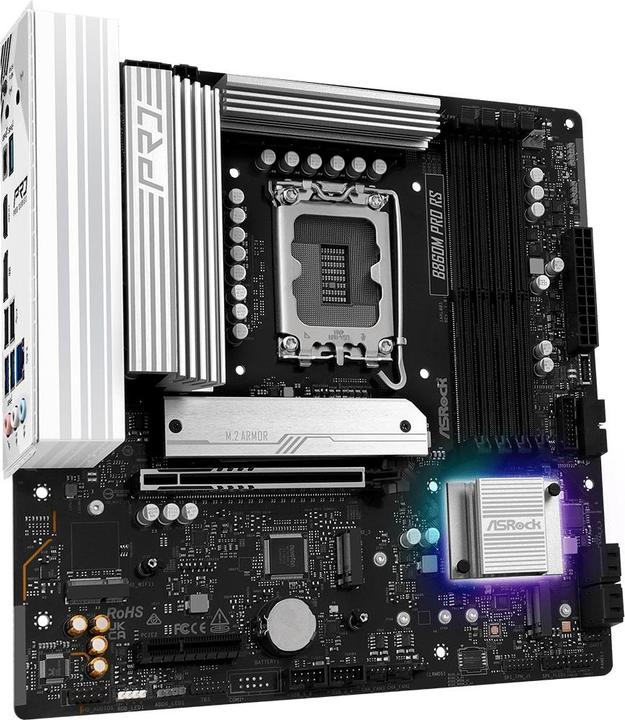Productafbeelding AsRock B860M Pro RS DDR5 Intel S detailhandel (LGA 1851, Intel B860, mATX)