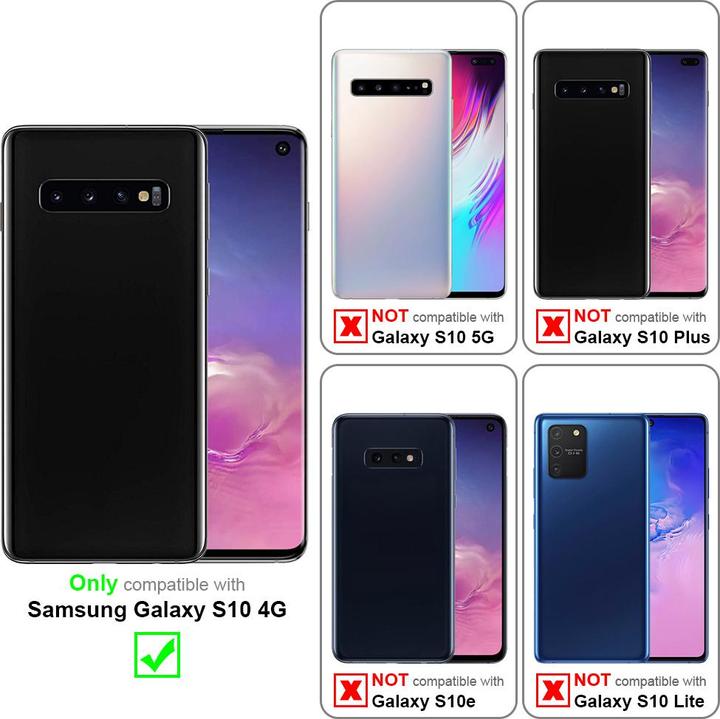 Actual product image Cadorabo Case for Samsung Galaxy S10 4G with belt clip (Samsung Galaxy S10)