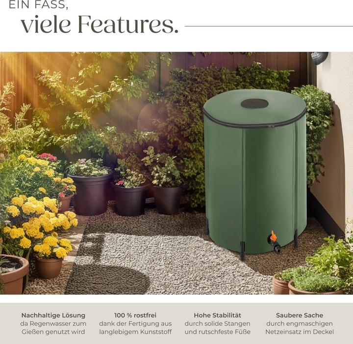 Image du produit tectake Récupérateur d’eau de pluie (250 l)
