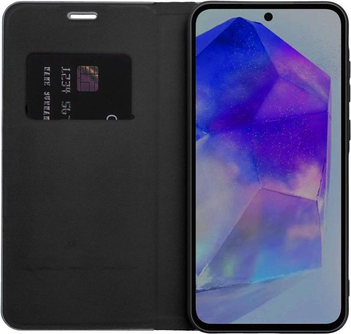 Immagine prodotto OEM Book case LUNA Book Carbon for Xiaomi Redmi 13C / POCO C65 black (Xiaomi Poco C65, Xiaomi Redmi 13C)