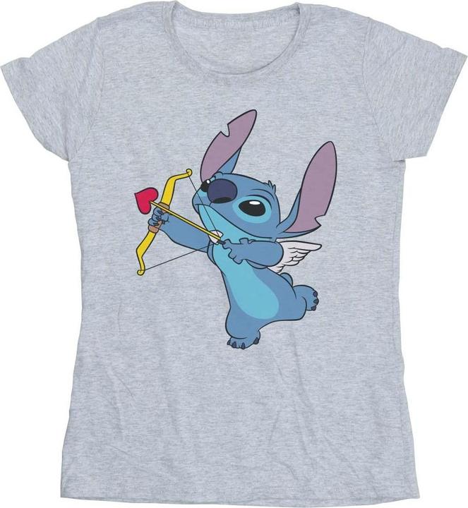 Disney Lilo And Stitch Stitch Cupid Valentines TShirt (M)