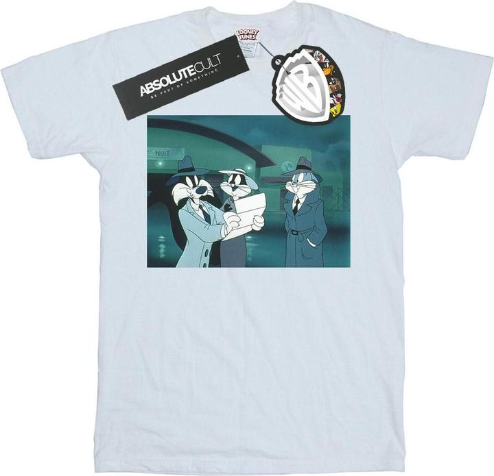 Looney Tunes Bugs Bunny Sylvester Letter TShirt (S)