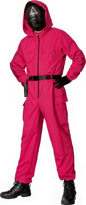 Actual product image Bandai Squid Game Wächter Kostüm pink - Fasching Halloween (XL)