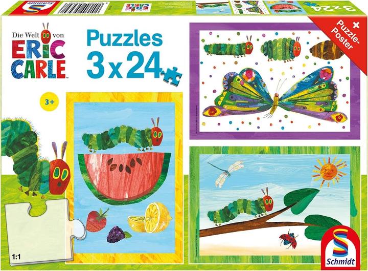 Produktbild Schmidt Spiele Die e Raupe Nimmersatt Raupe Kokon Schmetterling (24 Teile)