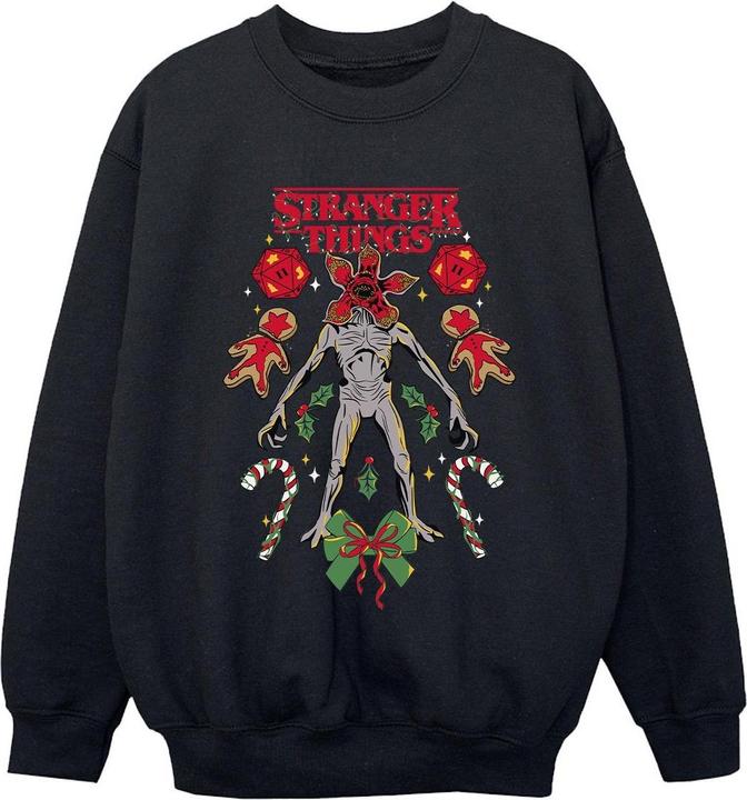 Netflix Stranger Things Christmas Demogorgon Sweatshirt Jungen
