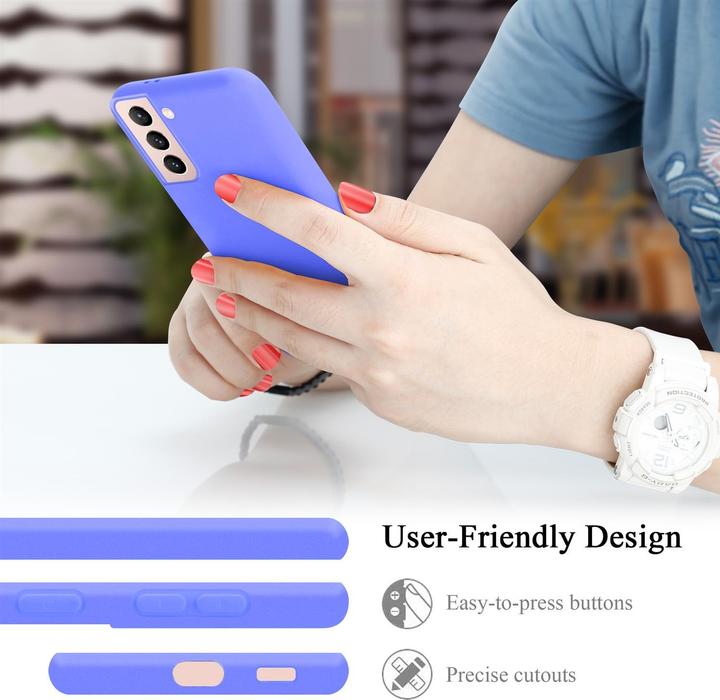 Actual product image Cadorabo TPU Liquid Silicone Case Cover (Samsung Galaxy S21 5G)