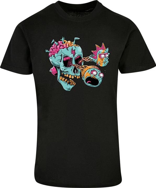 Absolute Cult Rick And Morty - Eyeball Skull Basic T-Shirt - 115077