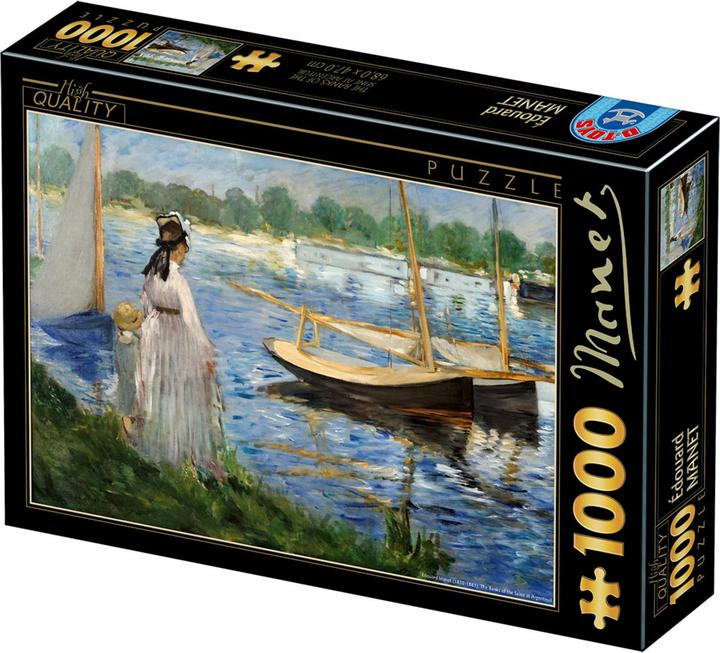 D-Toys Puzzle 1000 pieces - Édouard Manet - The Banks of the Seine at Argenteuil (1000 Teile)