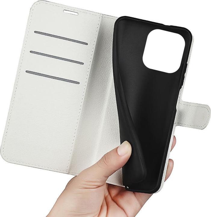 Produktbild Cover-Discount iPhone 14 Pro - Leder Etui Hülle weiss (Apple iPhone 14 Pro)