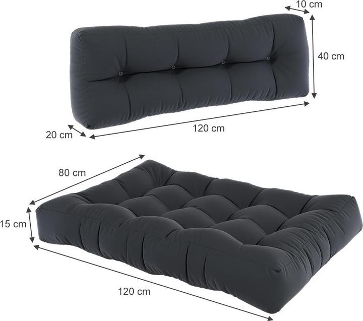 Actual product image Vicco Set Flocken (120 x 80 x 15 cm, 120 x 20 x 40 cm)