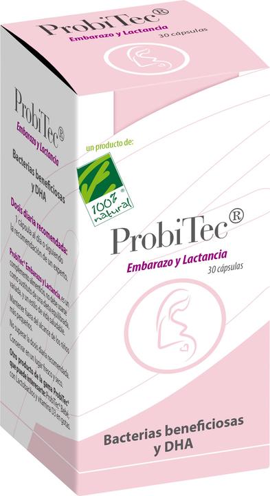 Actual product image 100% Natural Nutricosmetics Probitec Eye 30 Capsules