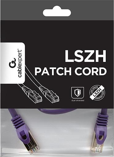 Produktbild Cablexpert PP6A-LSZHCU-V-0.5M (S/FTP, CAT6a, 0.50 m)
