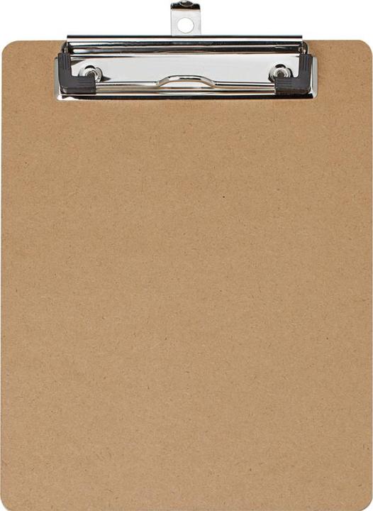 Actual product image Maul Clipboard MAULbasic, made of hard fibre wood, DIN A5 high (16 x 24 x 1.5 cm)