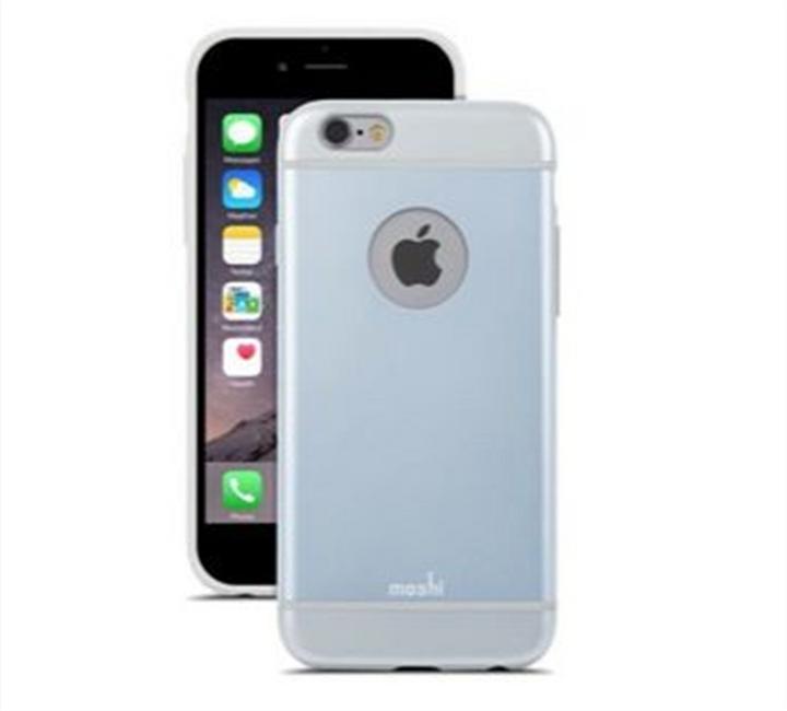 Actual product image Moshi iGlaze for iPhone 6/6S Plus Arctic Blue (Apple iPhone 6 Plus)