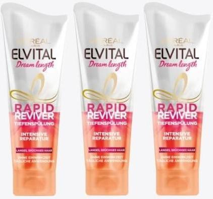 Produktbild L'Oréal Paris Elvital, Haarkur Rapid Reviver, Haarbehandlung, 180 ml (180 ml)