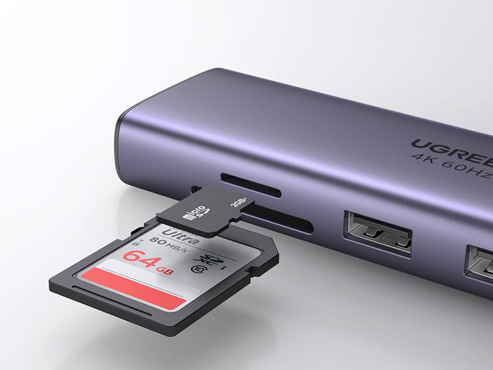 Image du produit Ugreen CM512 (USB-C, 7 Ports)