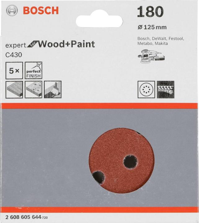 Actual product image Bosch Professional Zubehör Expert for Wood and Paint (180)