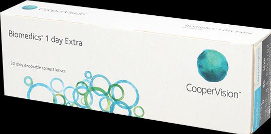 Actual product image Biomedics 1 day Extra (-0.25, Daily lens, 30 Piece, Spherical)