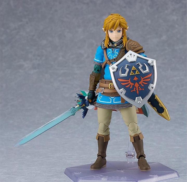 Actual product image Good Smile Company The Legend of Zelda Tears of the Kingdom Figma Action Figure Link Tears of the Kingdom Ver. DX