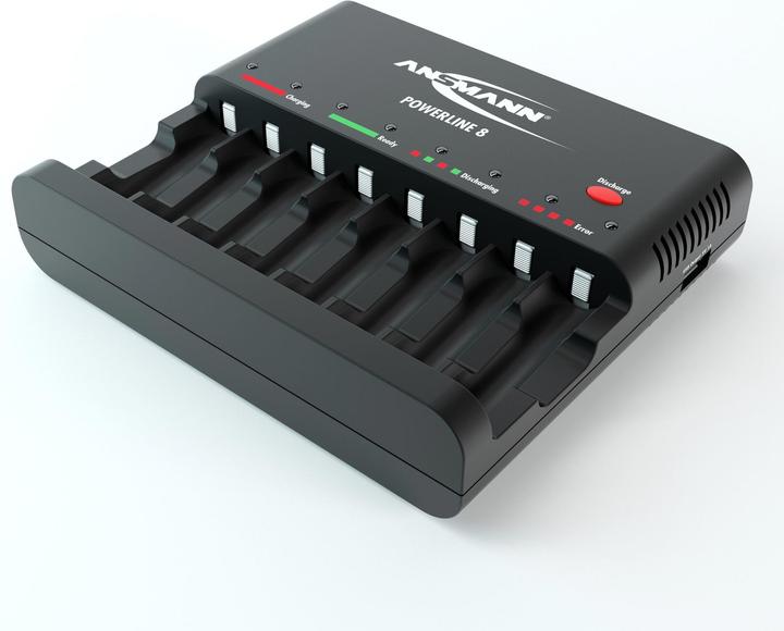 Produktbild Ansmann Powerline 8 (1 Stk., AAA, AA, Ladegerät ohne Akku)
