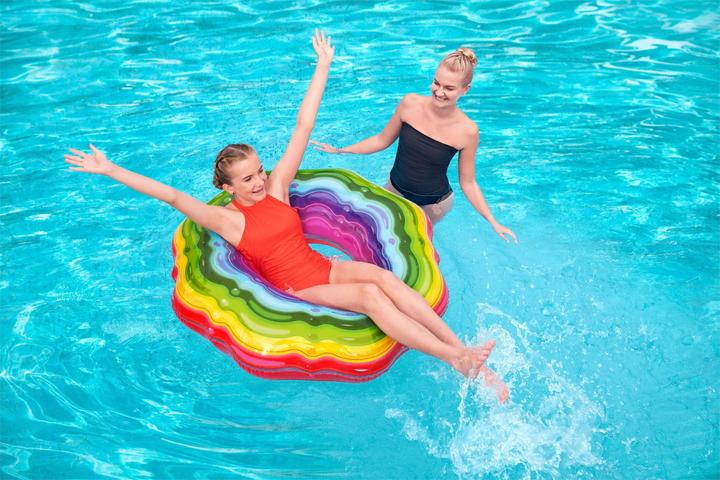 Produktbild Bestway Schwimmring Regenbogen