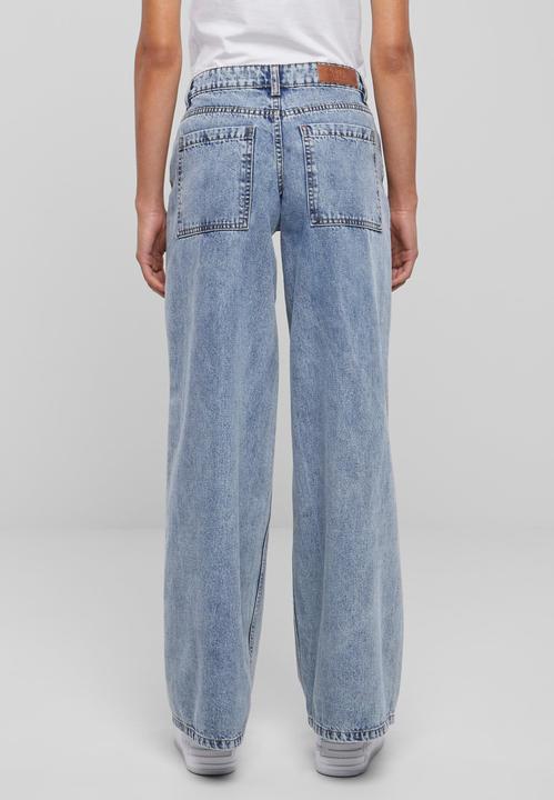 Produktbild Urban Classics Ladies Mid Waist Wide Denim (28)