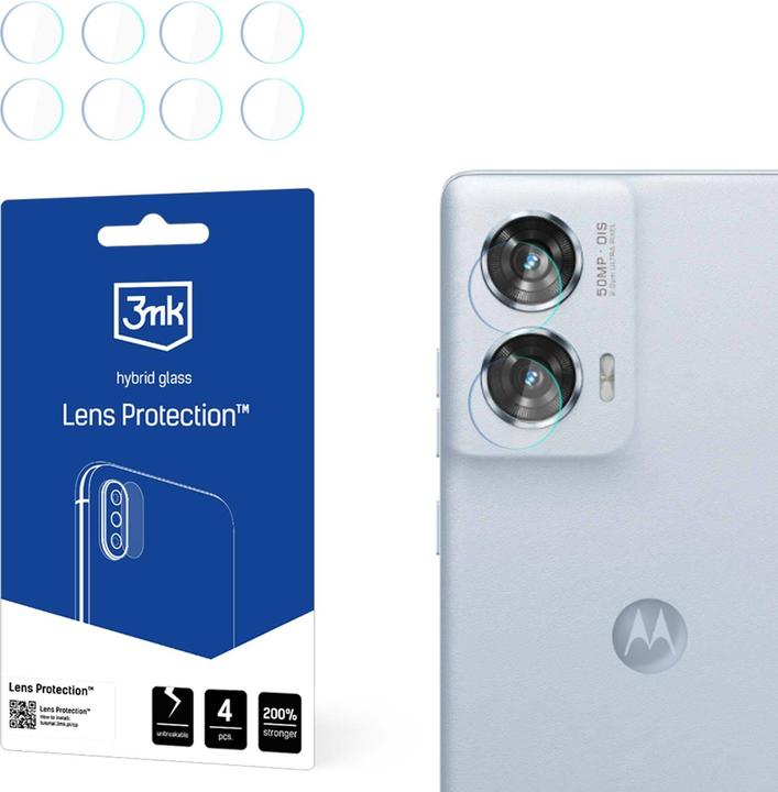 Actual product image 3MK Lens Protect Motorola Edge 50 Fusion Ochrona na obiektyw aparatu 4szt (4 Piece, Motorola Edge 50)