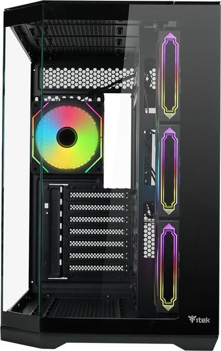 Actual product image Itek Dark Cave Aku (mATX, ATX, Mini-ITX)