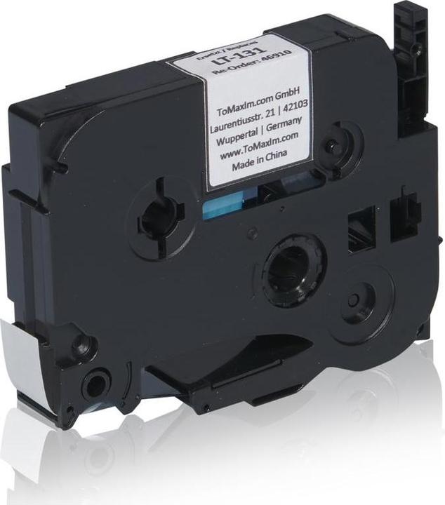 Image du produit Brother TZE131 Ruban P-Touch noir sur transparent laminé 12mm x 8m Compatible, convient pour (1.20 cm, Noir)
