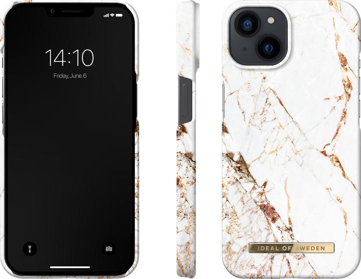 Produktbild iDeal Of Sweden Designer Hard-Cover Carrara Gold (Apple iPhone 13)