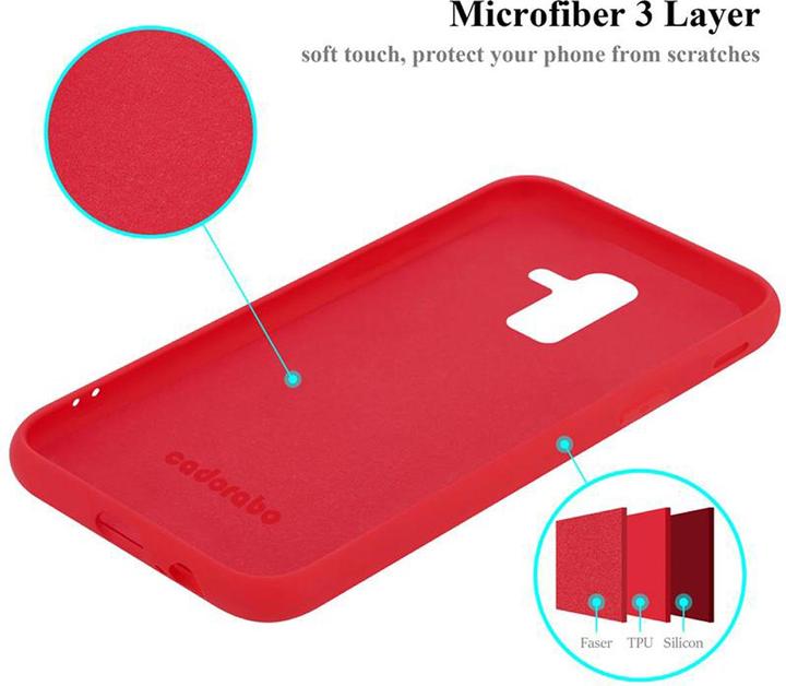 Produktbild Cadorabo TPU Liquid Silicone Case Cover (Samsung Galaxy J8 (2018))