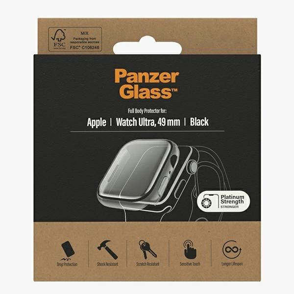 Actual product image PanzerGlass Screen Protector Full Body Apple Watch Ultra (49 mm) Black