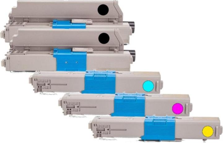 Actual product image Hermex Compatible OKI MC362DN Toner Cartridges (M, FC, C, Y)
