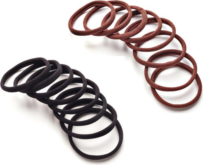 Immagine prodotto Trisa Fascetta per capelli We Care 5 cm marrone 8 pezzi (Elastico per capelli)
