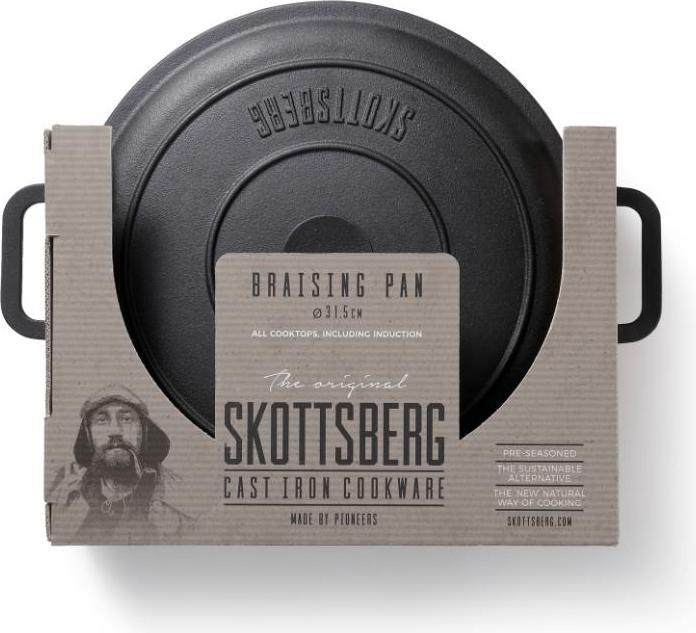 Produktbild Skottsberg Topf Cast Iron, 31.5 cm Durchmesser, 3 Liter, Gusseisen (31.50 cm, Bräter + Schmortopf, Gusseisen)