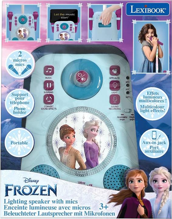 Actual product image Lexibook Disney Frozen - Karaoke w. Two Microphones (K140FZ)