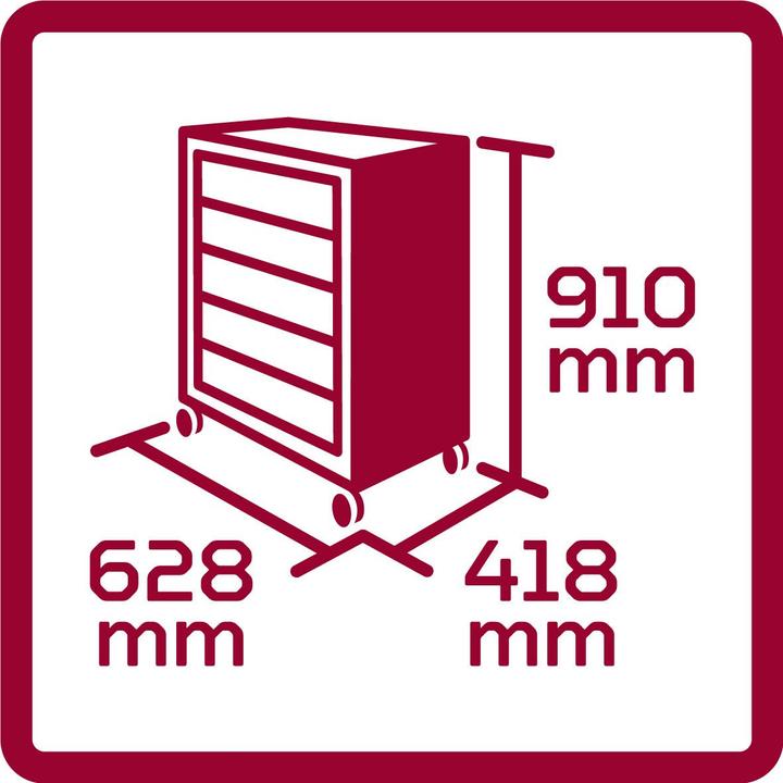 Produktbild Gedore Red red R20152006 Werkstattwagen Black MECHANIC 6 Schubladen (1 x)