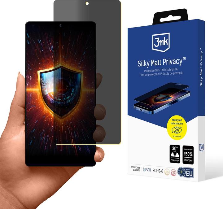 Actual product image 3MK Silky Matt Privacy Sam S25 Ultra Folia prywatyzująca (Samsung Galaxy S25 Ultra)