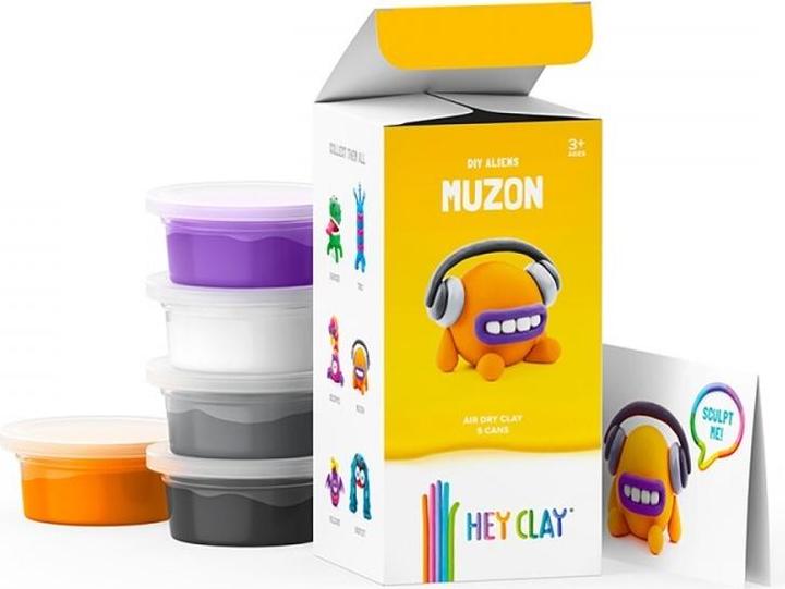 Actual product image Hey Clay Obcy Muzon plastic clay