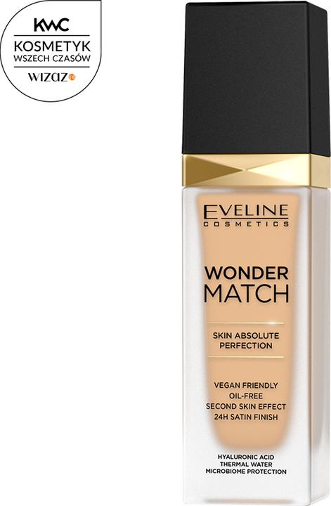 Produktbild Eveline Wonder Match Luxurious Face Foundation Matching 10 Light Vanilla 30Ml (10 Light Vanilla)