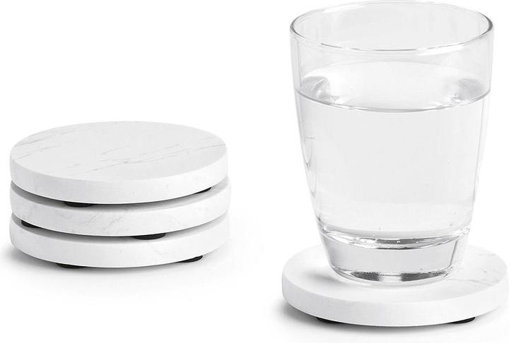 Productafbeelding Zeller Present Onderzetter (4 x, Glazen onderzetter)