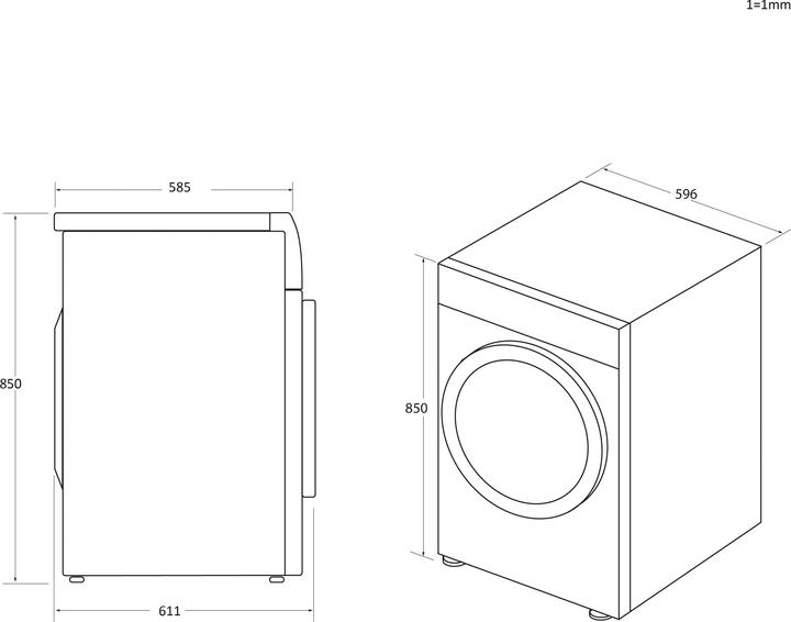 Immagine prodotto Candy Roe H9a3tcex-s (9 kg, A sinistra)