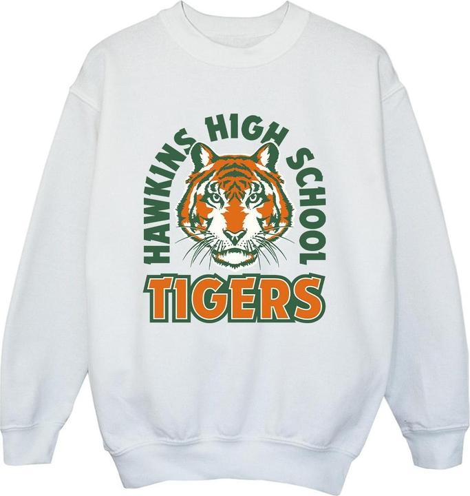 Netflix Stranger Things Hawkins Arch Tiger Sweatshirt Jungen