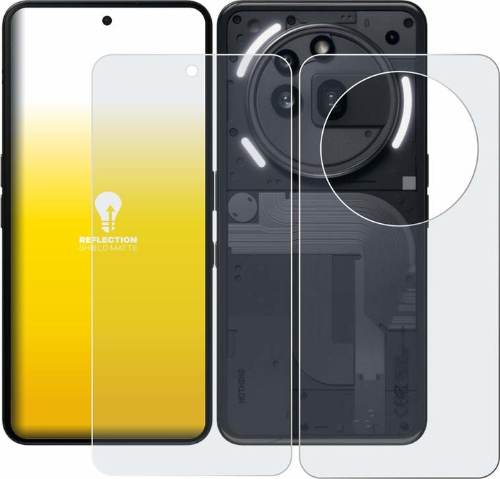 Produktbild upscreen Schutzfolie Displayschutz Displayschutzfolie Folie Matt Entspiegelungsfolie (1 Stück, Nothing Phone (3a) Pro)