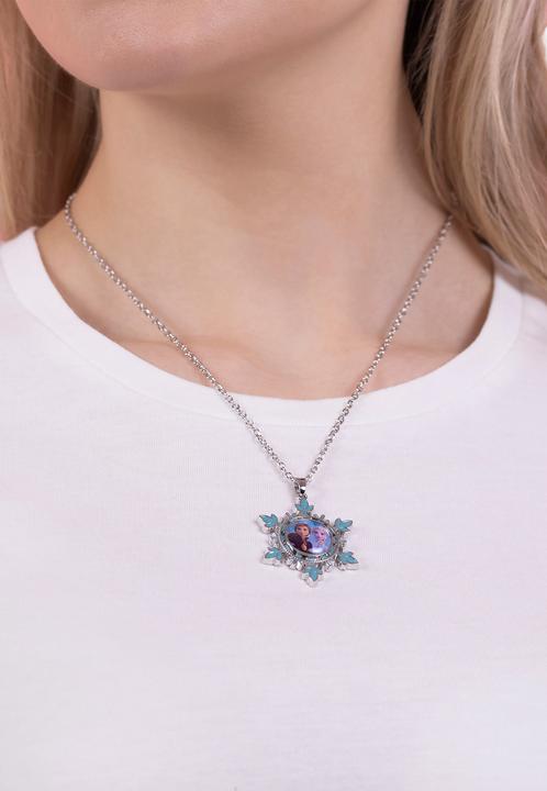 Immagine prodotto Disney Collana Frozen II Ana & Elsa Fiocco di neve (Argento)