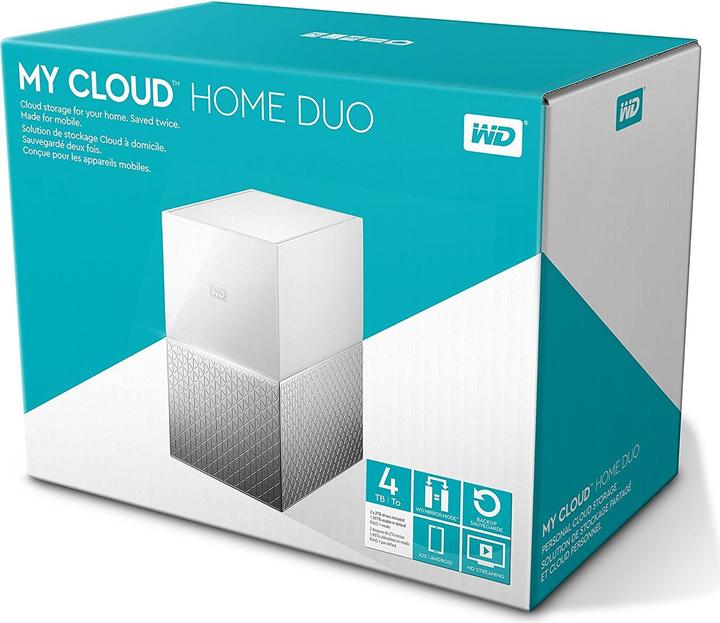 Productafbeelding WD My Cloud Home Duo (2 x 2 TB, WD Rood)