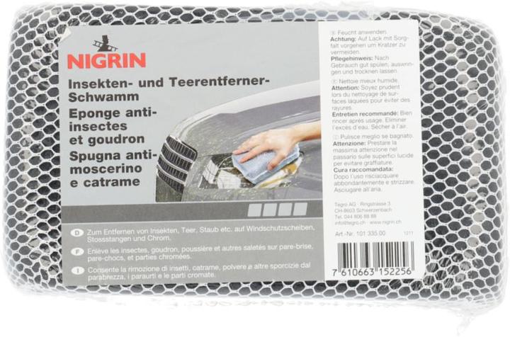 Immagine prodotto Nigrin Spugna di rimozione insetti e catrame